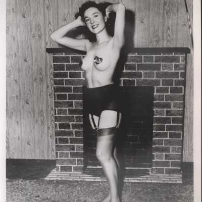 Photo - "Margie Harrison" written on back, B&W,