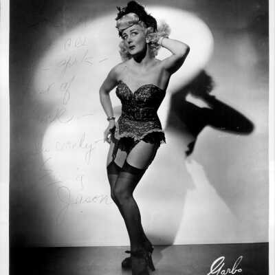 Photo - Eunice Jason - B&W - Signed to Carol