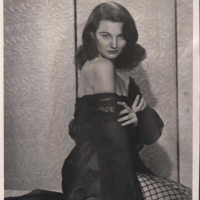 Photo - June McCall written on back - B&W