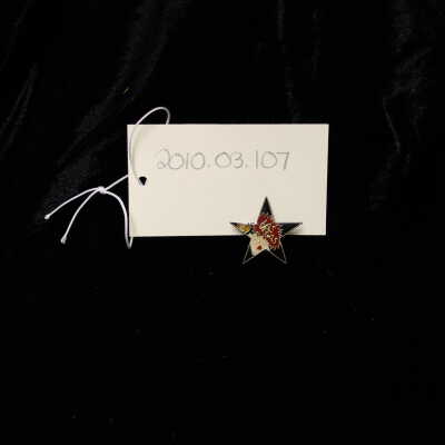 Costume - Jewelry-pin-gold-Las Vegas with cards
