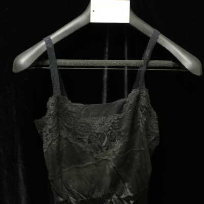 Costume - cami-black-satin & lace