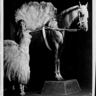 Photo - Frances DuBay- B+W With Melody Lady ( Horse)