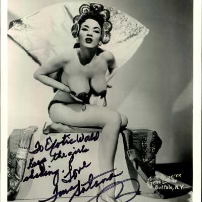 Photo - Tura Satana-Pasties and panties-Intricate Head Piece