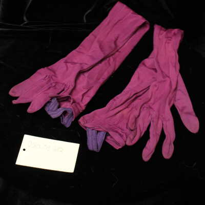 Costume - gloves- purple-opera length