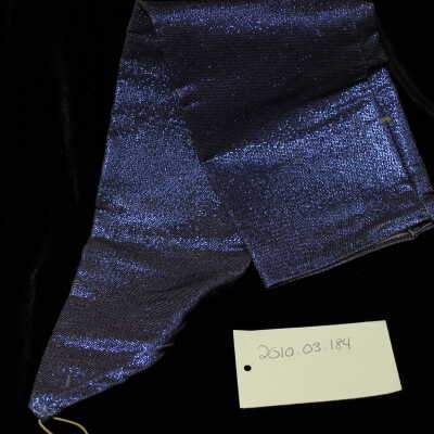 Costume - gauntlet, blue, metallic