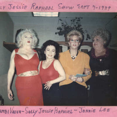 Photo - Dixie Evans, Bambi, Sally Jesse Raphael, Jennie Lee 9/7/1999