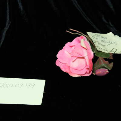 Costume - Rose Pink w/ Green Leaves