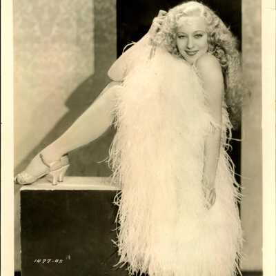 Photo - Sally Rand-Glossy Paper- same as .443-B&W