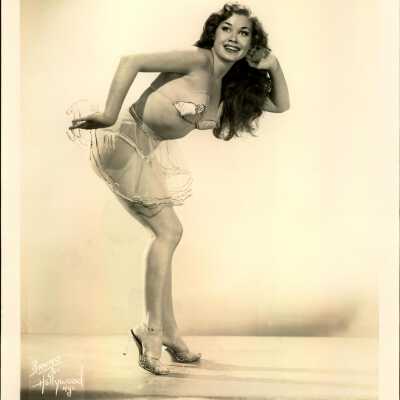 Photo - TNT Red - Bruno of Hollywood tutu and Bra B&W
