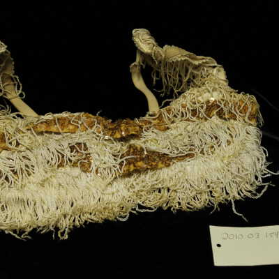 Costume - Bra Cream Sequin w/ Fringe