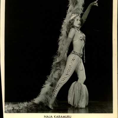 Photo - Naja Karamuru B&W. Featured costumes Maurice Seymour watermark
