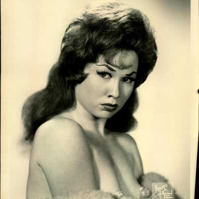 Photo - T.N.T Red-Bust shot-pasties-B&W