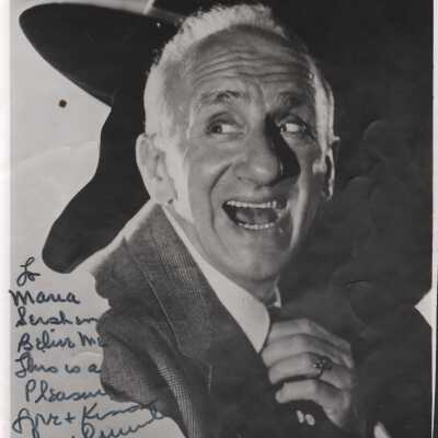 Photo - B+W- Jimmy Durante