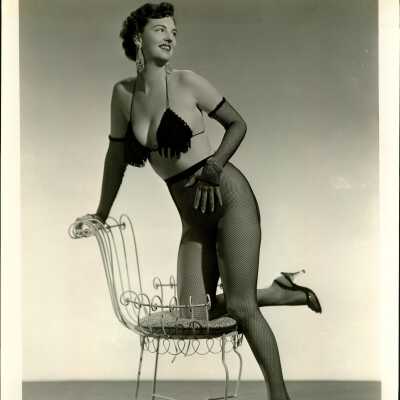 Photo - B+W Kim Paris, Fringe Bikini Top + Fishnets