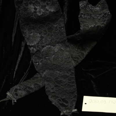 Costume - gauntlet, black lace elbow length