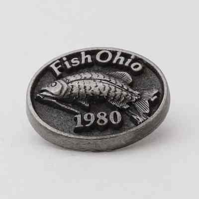 Fish Ohio Pin (1980)