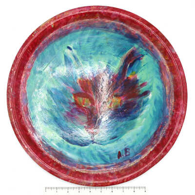 Painted Platter, Anne Bromfield