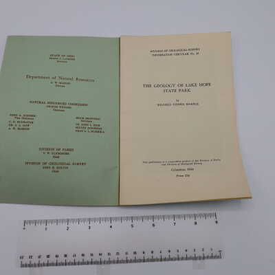 The Geology of Lake Hope State Park by Mildred Fisher Marple Division of Geological Survey