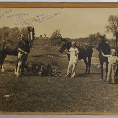 Photo of Bromfield and daughters