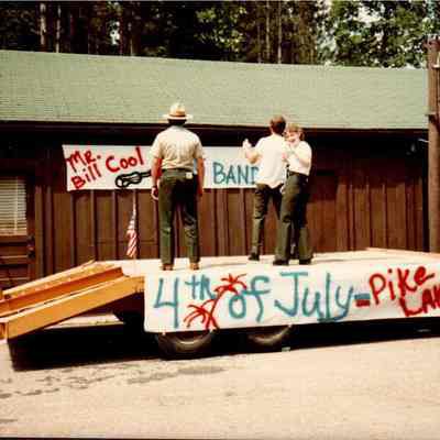 A Patriotic Float