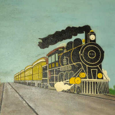 Lakeside and Marblehead Railroad Train Painting