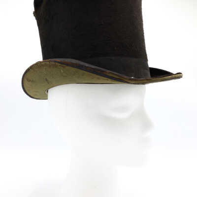 Silk Plush Top Hat