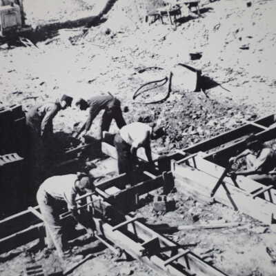 Photo - CCC Print from Lake Hope Dining Lodge Build