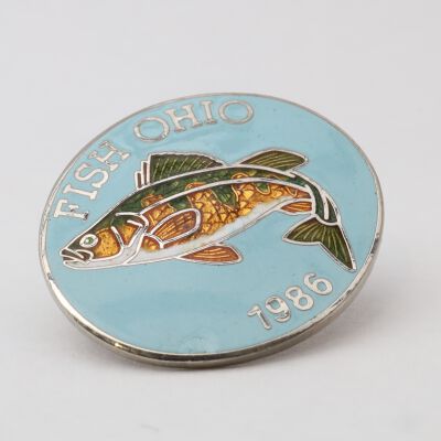 Fish Ohio Pin (1986) Prototype
