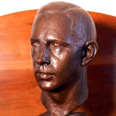 Bust of Louis Bromfield, Mary Lightfoot Tarleton