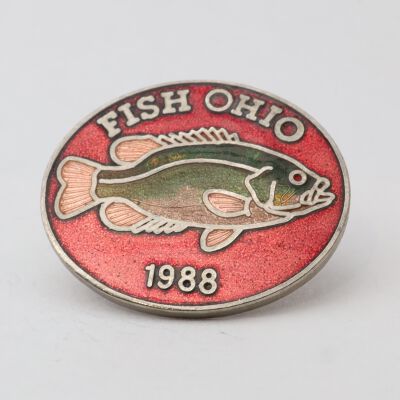 Fish Ohio Pin (1988) Variation