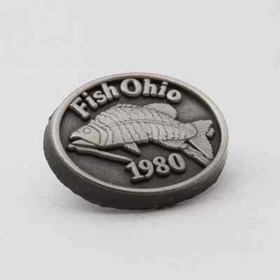 Fish Ohio Pin (1980) Replica