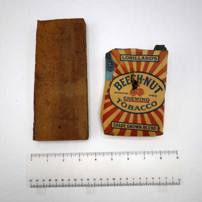 Beech-Nut Chewing Tobacco Pouch and Sign