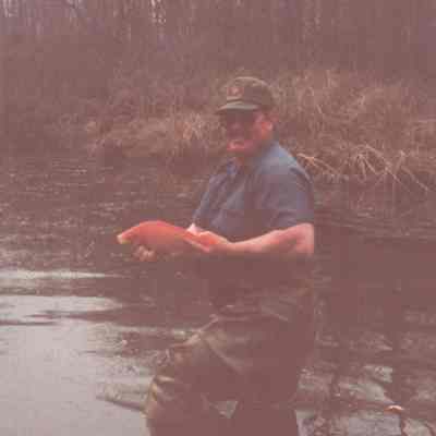Displaying His Catch