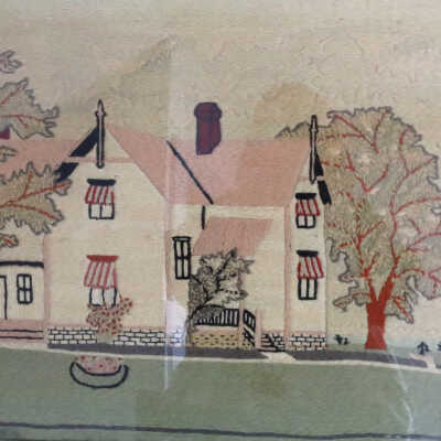 Marblehead Lighthouse Crewel Embroidery