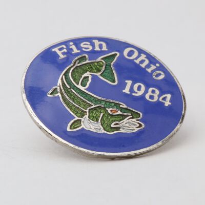 Fish Ohio Pin (1984) Variation