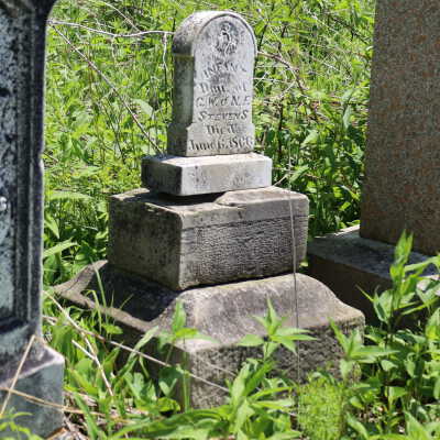 Infant dau of GW & NF Stevens (1866)