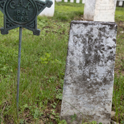 George Baughman's Footstone
