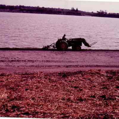 Tractor By Delaware Lake