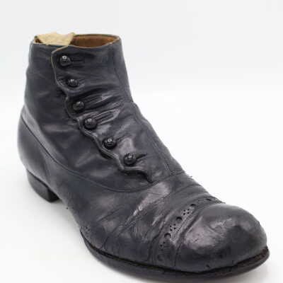 Selz Royal Blue High Button Shoe