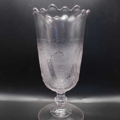 Celery Pressed Glass