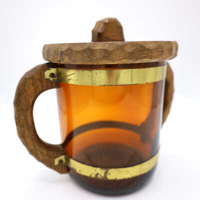 Duraglas Amber Container