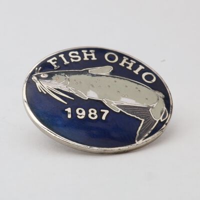 Fish Ohio Pin (1987) Prototype