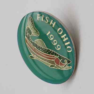 Fish Ohio Pin (1999)