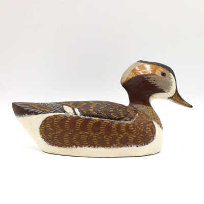 Miniature Decoy, Hooded Merganser Hen, Jack Rider (c. 1950)