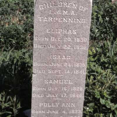 Polly Ann Tarpenning (1833 - 1852)