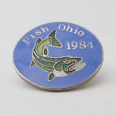 Fish Ohio Pin (1984) Variation