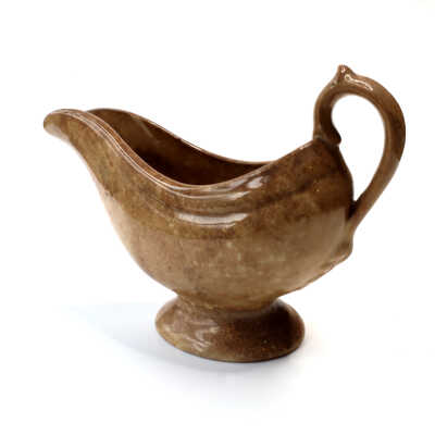 Gravy Boat with Lion Tail Handle