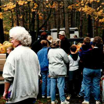 Crowded Around The Pumpkins