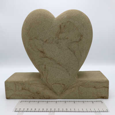 Stone Heart Sculpture