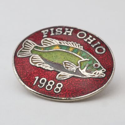 Fish Ohio Pin (1988) Variation